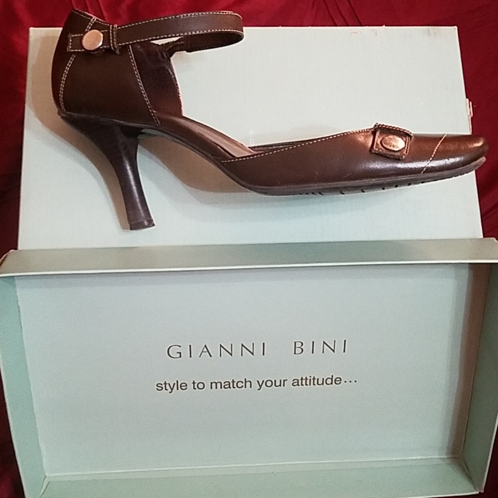 GIANNI BINI BROWN LEATHER